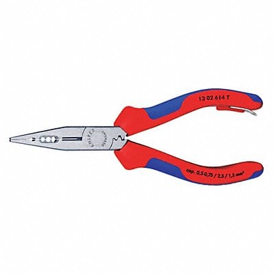 Chain Nose Plier 6-1/4 L Serrated