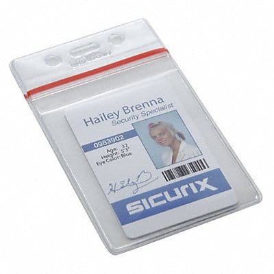 ID Badge Holder Vertical PK50