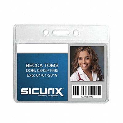 ID Badge Holder Horizontal PK50