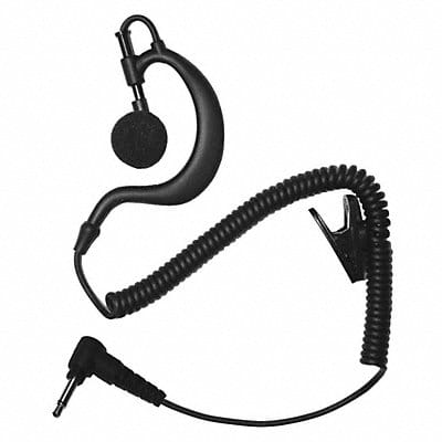 Earhook Listen Only Earpiece Black