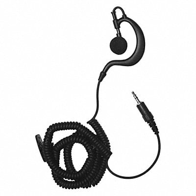 Earhook Listen Only Earpiece Black