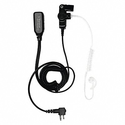 Long Tube Lapel Microphone Black