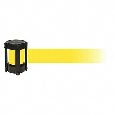 Barrier Post with Belt Yellow 7 1/2 L