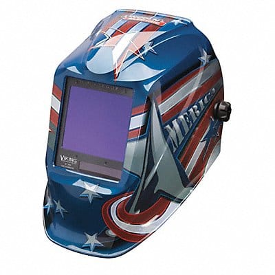 Welding Helmet American Flag Graphic