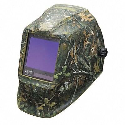 Welding Helmet Camouflage Graphic Green