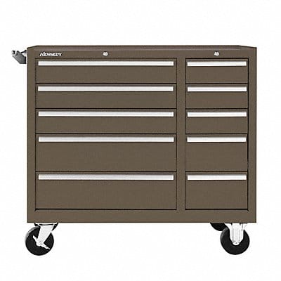 Rolling Tool Cabinet Brown Heavy Duty