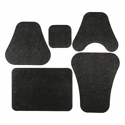 Restroom Mat Bundle Black Thickness 1/8