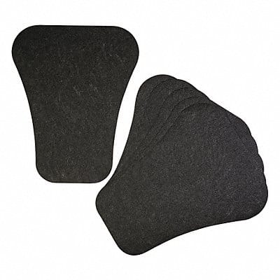 Urinal Mat Black Unscented 23 1/5 in PK6