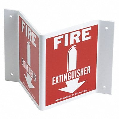 Fire Extinguisher Sign 5-1/2X10 FEXT