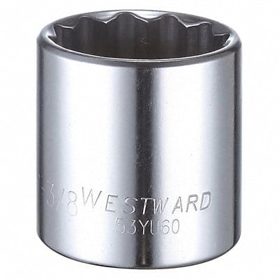 Socket Steel Chrome 1 3/8 in