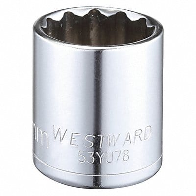 Socket Steel Chrome 27 mm