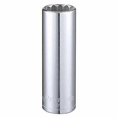 Socket Steel Chrome 19 mm