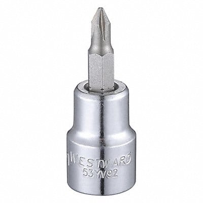 Socket Bit Steel 3/8 in TpSz #1