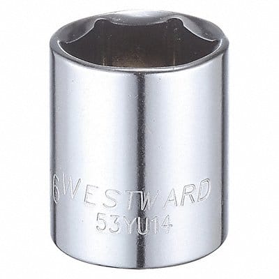 Socket Steel Chrome 15/16 in