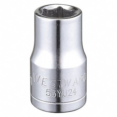 Socket Steel Chrome 12 mm