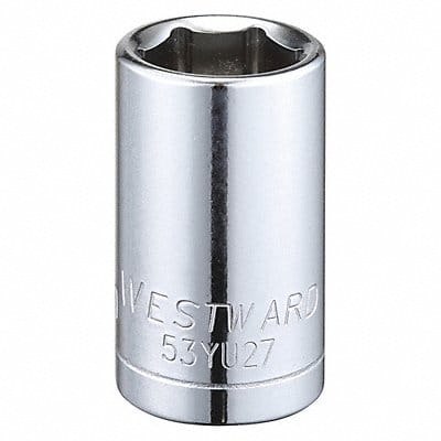 Socket Steel Chrome 15 mm