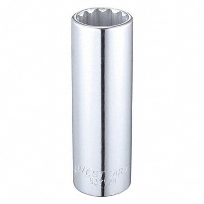 Socket Steel Chrome 3/4 in