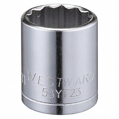 Socket Steel Chrome 15 mm