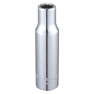 Socket Steel Chrome 3/8 in