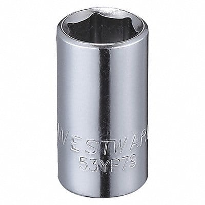 Socket Steel Chrome 5/16 in