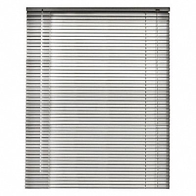 Mini Blinds Silver 48 in L 46 in W