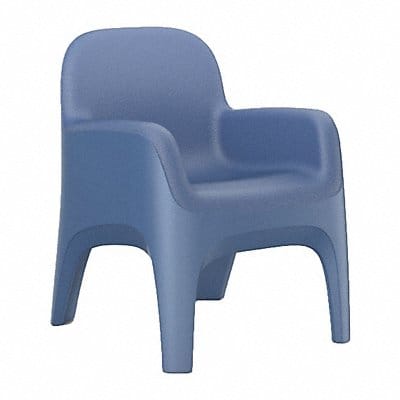 Crew Arm Chair Floor Mount Midnight Blue