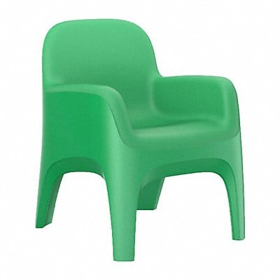 Crew Arm Chair Floor Mount Green