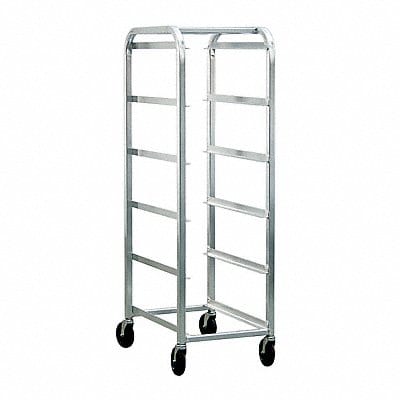 Bin Cart 18 7/8 in W 61 in H Silver