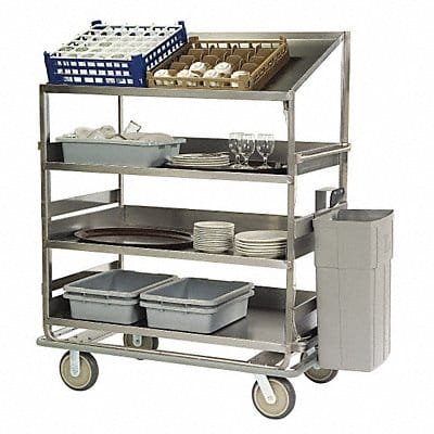 Dish Breakdown Cart 51 7/8 in L SS