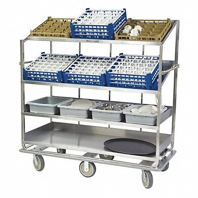 Dish Breakdown Cart 67 3/4 in L SS