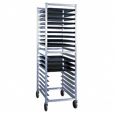 Bun Pan Rack 69 in H Aluminum