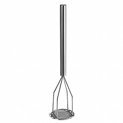 Potato Masher 24 in L Steel Round