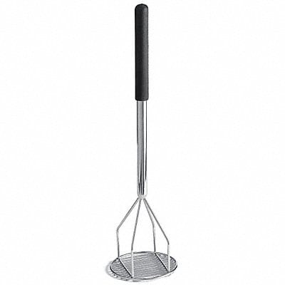 Potato Masher 19 in L Steel Round