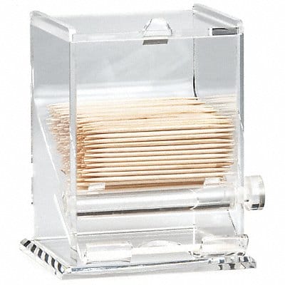 Toothpick Dispenser 3 3/4 in D Clear