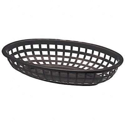 Food Serving Basket 6 3/16 W Black PK36