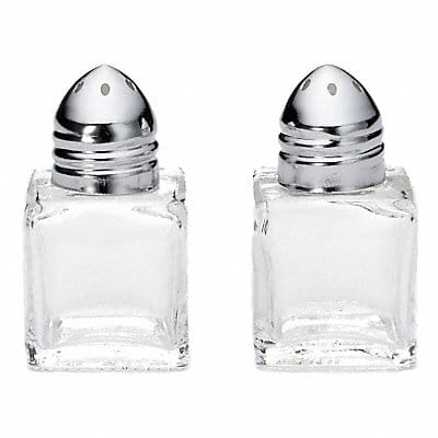 Salt and Pepper Shaker 2 in H Glass PK24