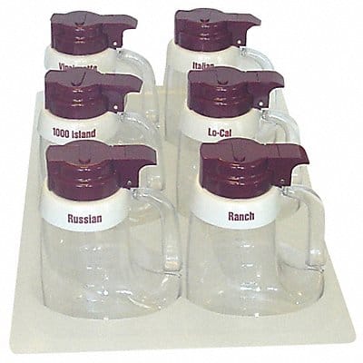 Dressing Dispenser Set 48 oz PK6