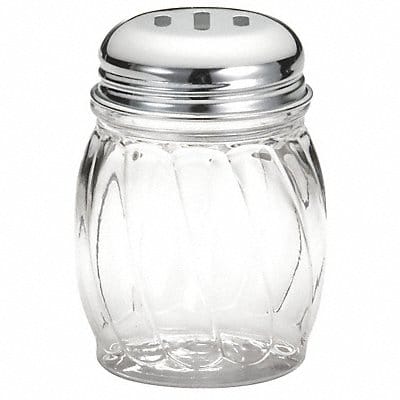 Swirl Shaker 3 1/2 in H Glass PK36