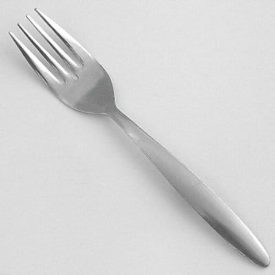 Salad Fork 6 1/4 in L Silver PK24