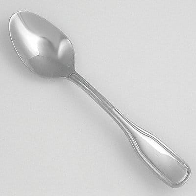 Teaspoon 6 1/4 in L Silver PK36