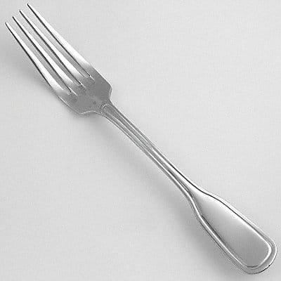 European Fork 8 1/8 in L Silver PK24