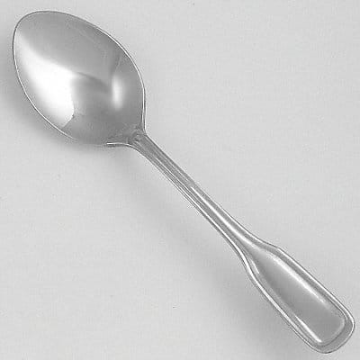 Demitasse Spoon 4 3/4 in L Silver PK24