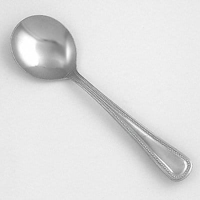 Bouillon Spoon 5 13/16 in L Silver PK24