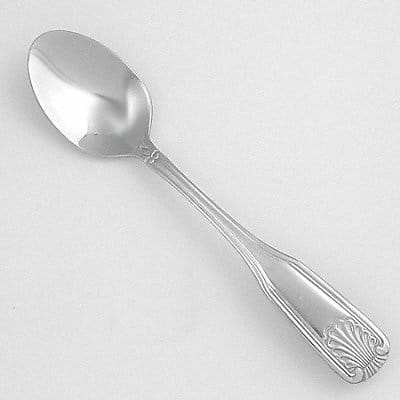 Teaspoon 6 1/4 in L Silver PK36