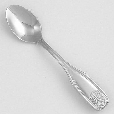 Demitasse Spoon 4 5/8 in L Silver PK24