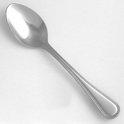 Teaspoon 6 1/8 in L Silver PK36