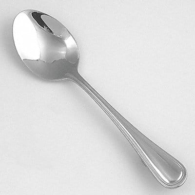 Teaspoon 6 in L Silver PK36