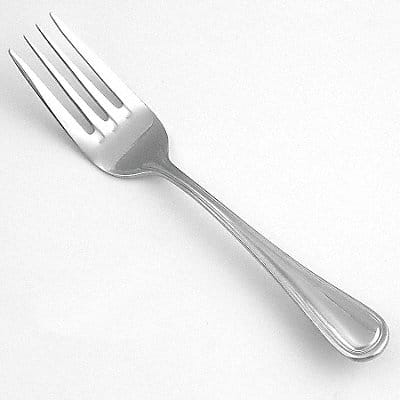 Salad Fork 6 3/8 in L Silver PK24