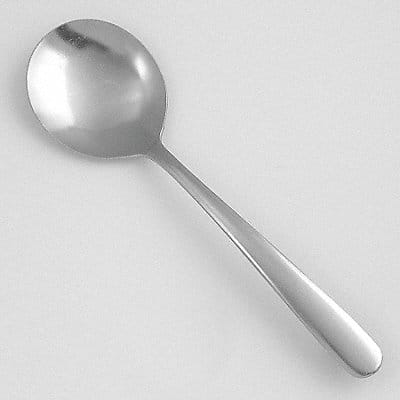 Bouillon Spoon 5 7/8 in L Silver PK24