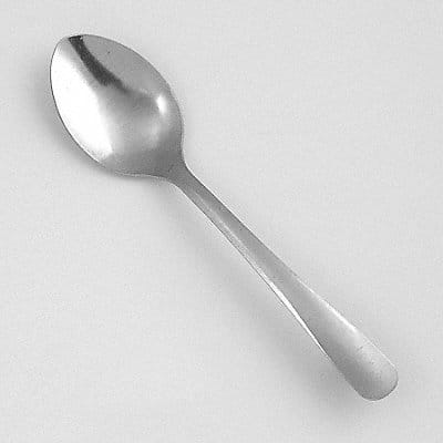 Demitasse Spoon 4 5/8 in L Silver PK36